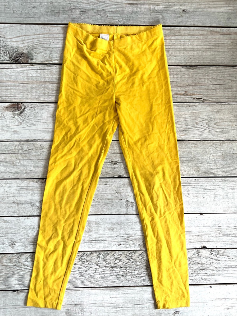 Tea Collection Girls Yellow Leggings